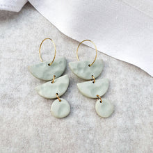 Load image into Gallery viewer, Hammered Sage Dangles