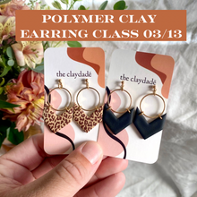 Load image into Gallery viewer, Clay Earring Making Class! 03/13 @ Asteria Florals
